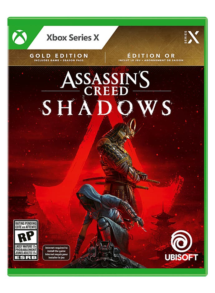 Assassin's Creed Shadows box art.
