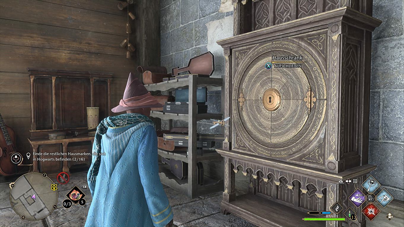 Hogwarts Legacy: alle Daedalian Key locaties (House Cabinets openen en vliegende sleutels vinden)