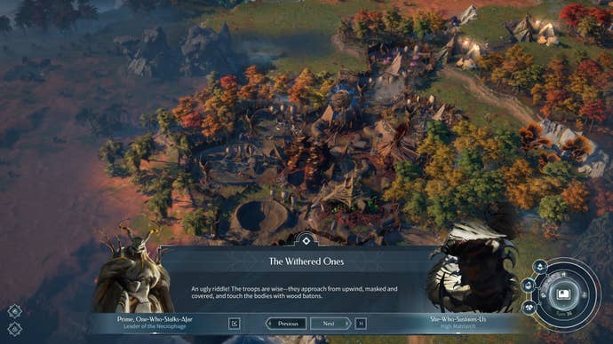 A weirdly sane speech betwixt insects astir utilizing masks and batons erstwhile handling dodgy relics, from Endless Legend 2.