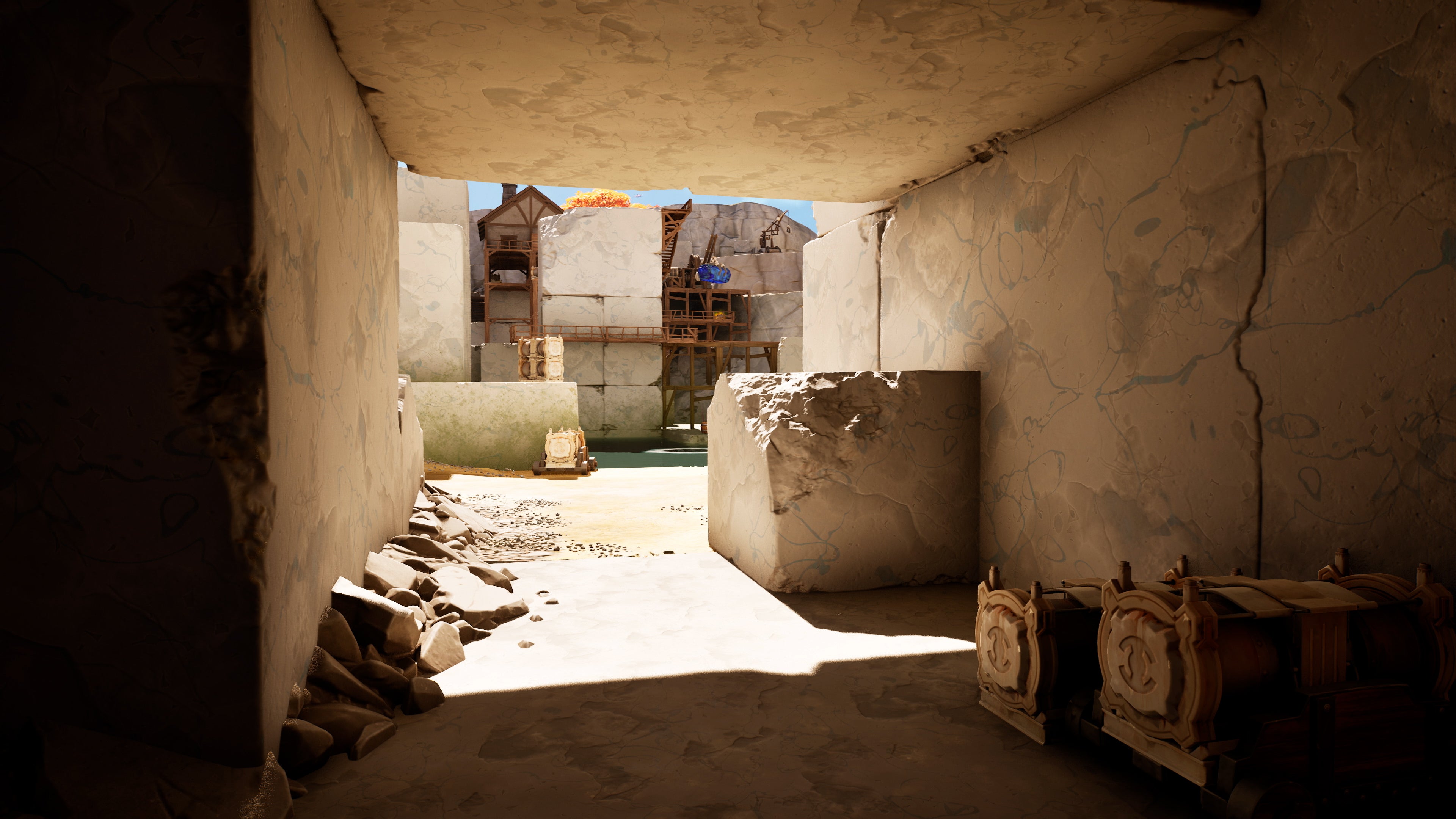 beauty shots from Fortnite Chapter 4, showcasing the new UE5 graphical features.