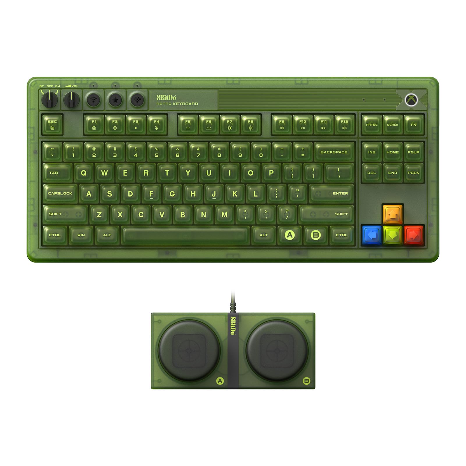 8BitDo Retro 87 Xbox mechanical keyboard