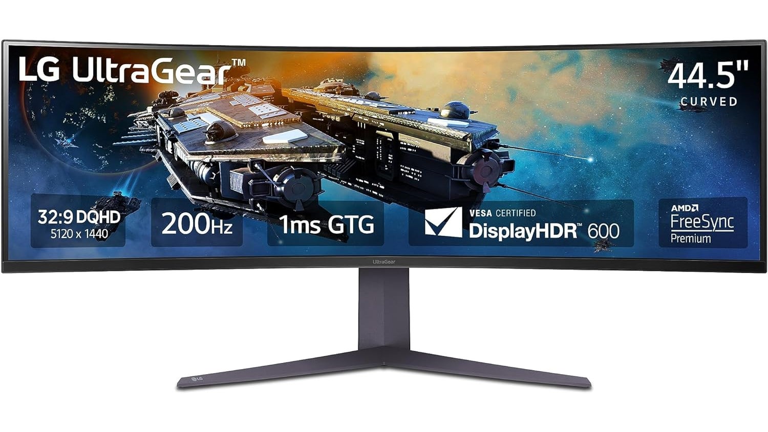 lg 45GR65DC gaming monitor (45-inch super-ultrawide) - 1