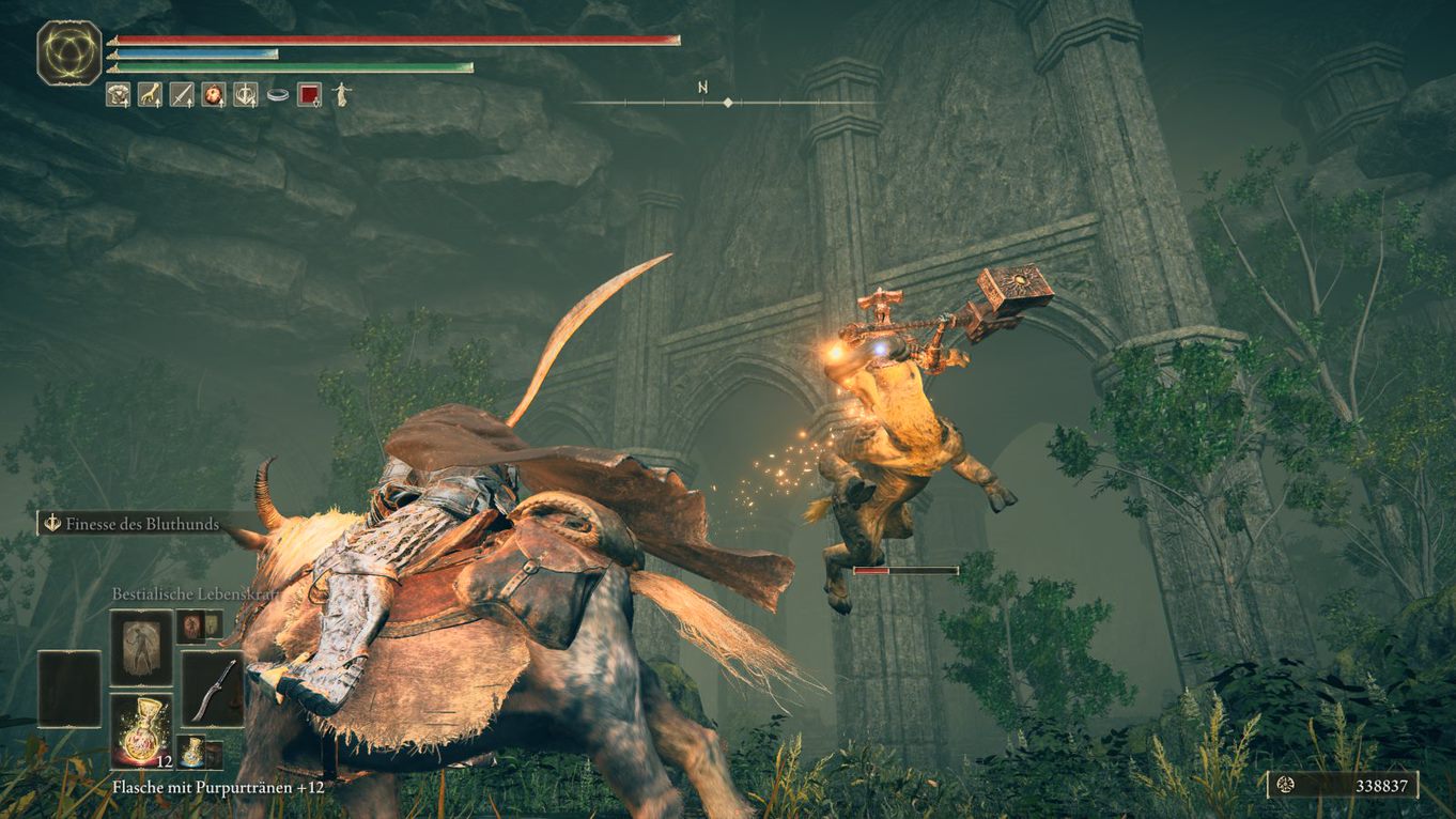 Elden Ring Shadow of the Erdtree Uralte Ruinen von Rauh betreten, Vogelkrieger besiegen