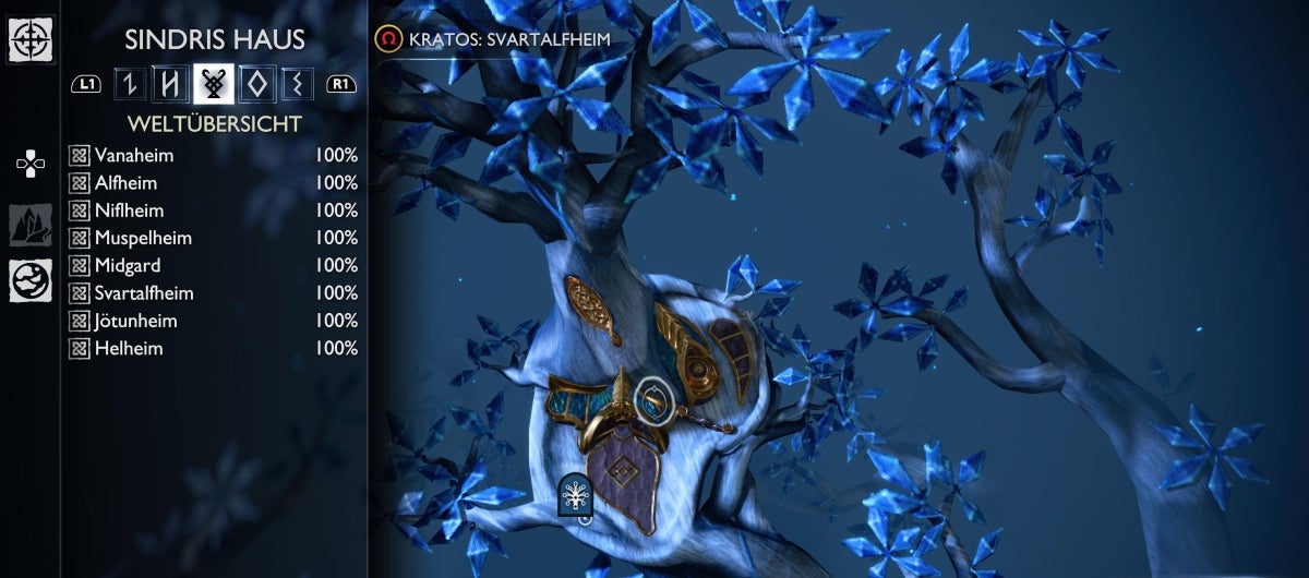 God of War Ragnarök Spielzeit (Story, 100, alle Kapitel, Platin) so lang dauert das