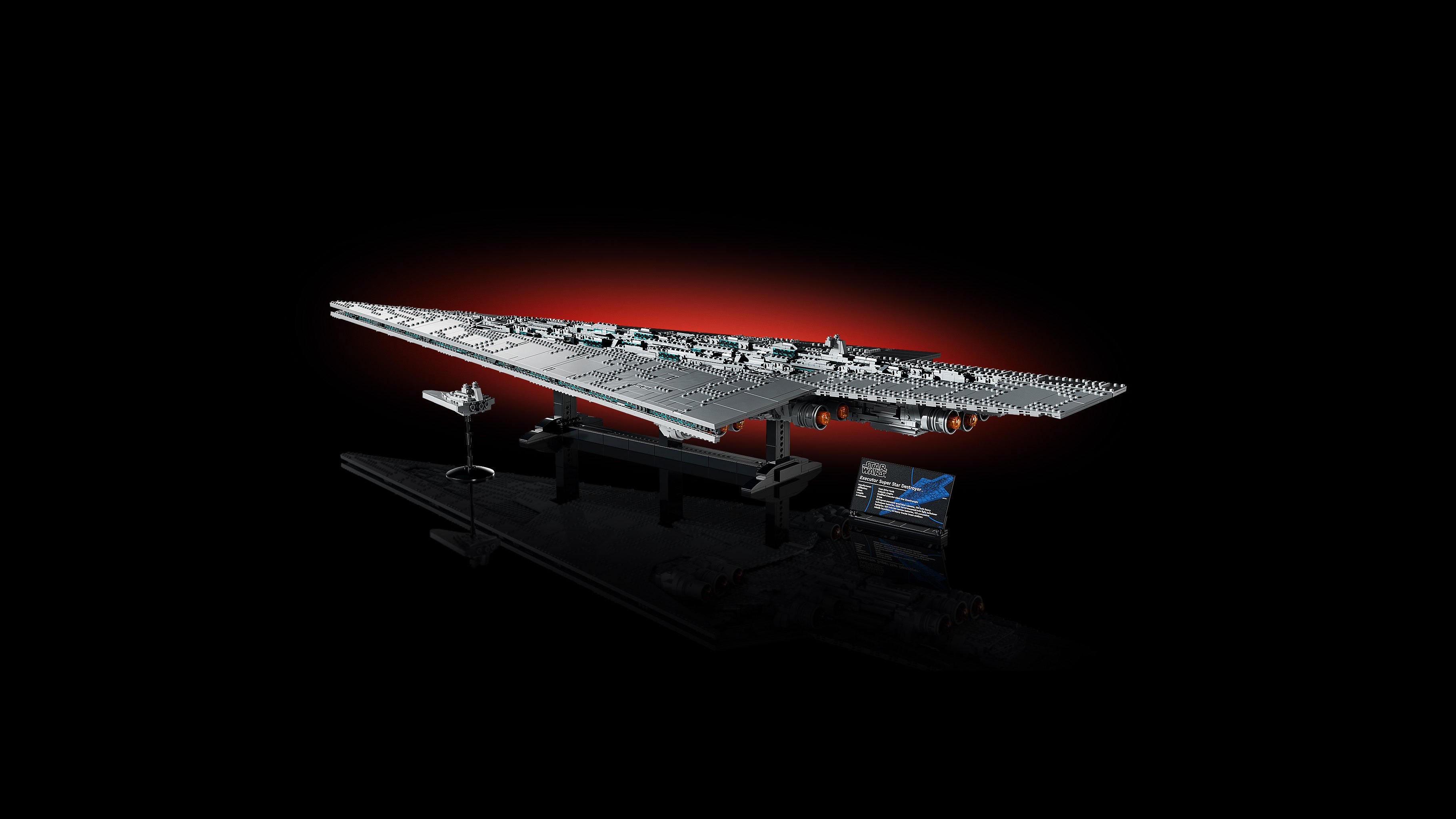 A lendária nave de Darth Vader recriada num imponente set LEGO