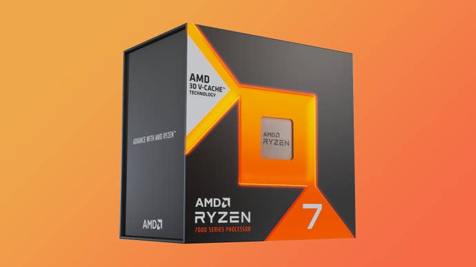 amd ryzen 7 7800x3d box featured in the digital foundry review with 1080p and 1440p benchmarks