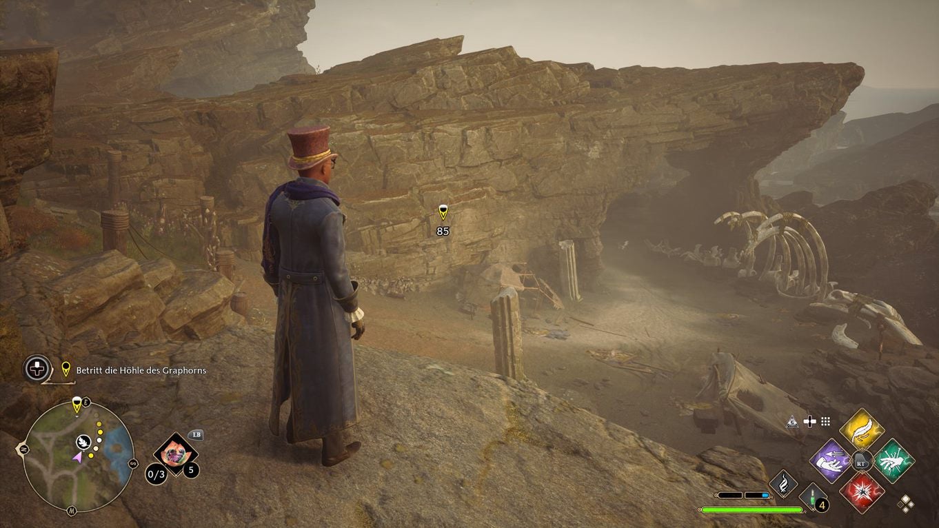 Hogwarts Legacy San Bakars Prüfung Lord der Küste, Graphorn besiegen, DenkariumKammer öffnen