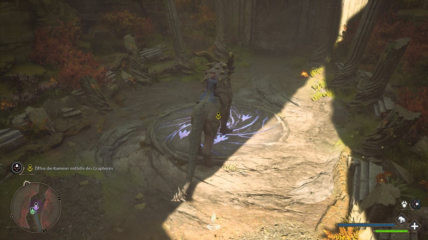 Hogwarts Legacy San Bakars Prüfung Lord der Küste, Graphorn besiegen, DenkariumKammer öffnen