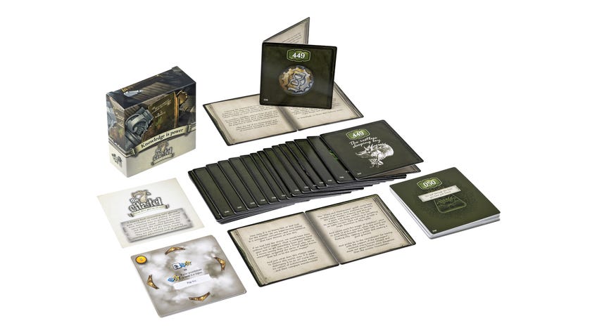 An image of the elements for 7th Citadel expansion - Knowledge is Power.