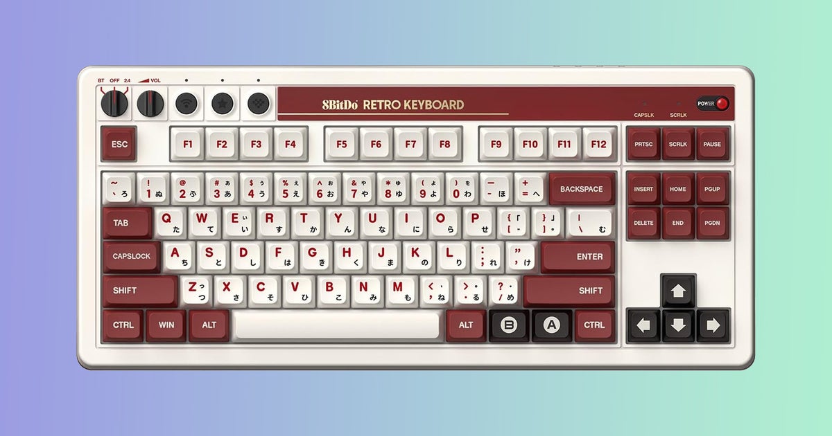 This Famicom-inspired 8BitDo retro mechanical keyboard has hit a new ...