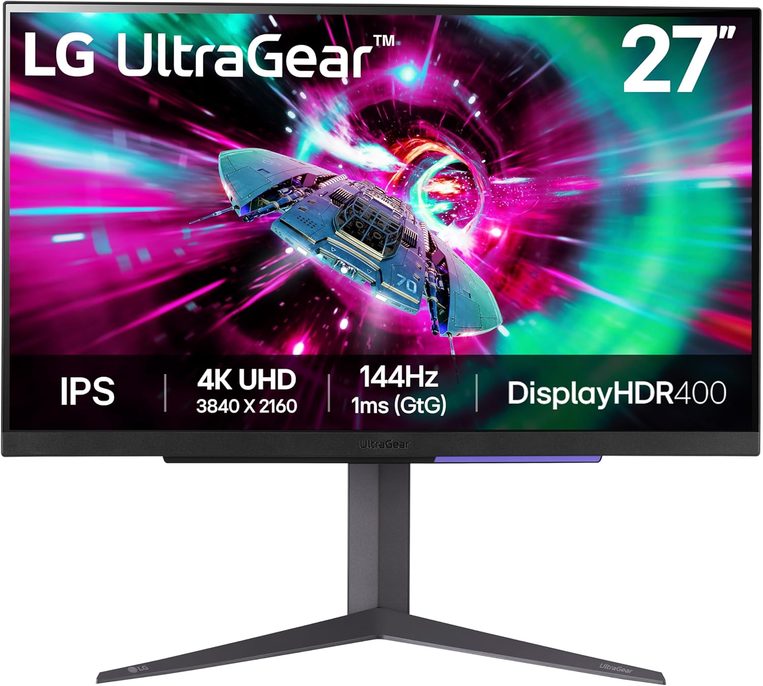 LG ゲーミングモニター 27GN600 27インチ IPS 144Hz 27” UltraGear™ Full HD IPS 1ms (GtG) Gaming Monitor with