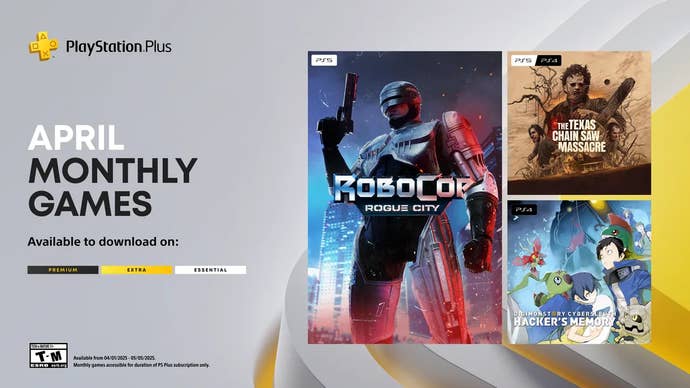 PlayStation Plus April Monthly Games