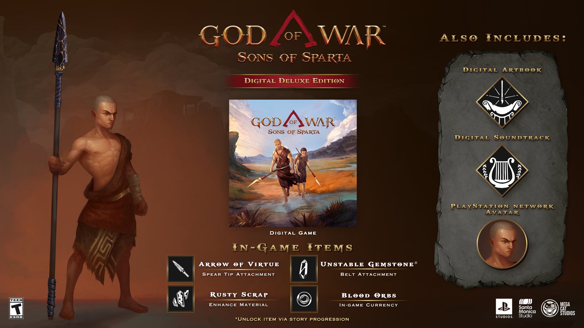 God of War Sons of Sparta Deluxe Edition infographic