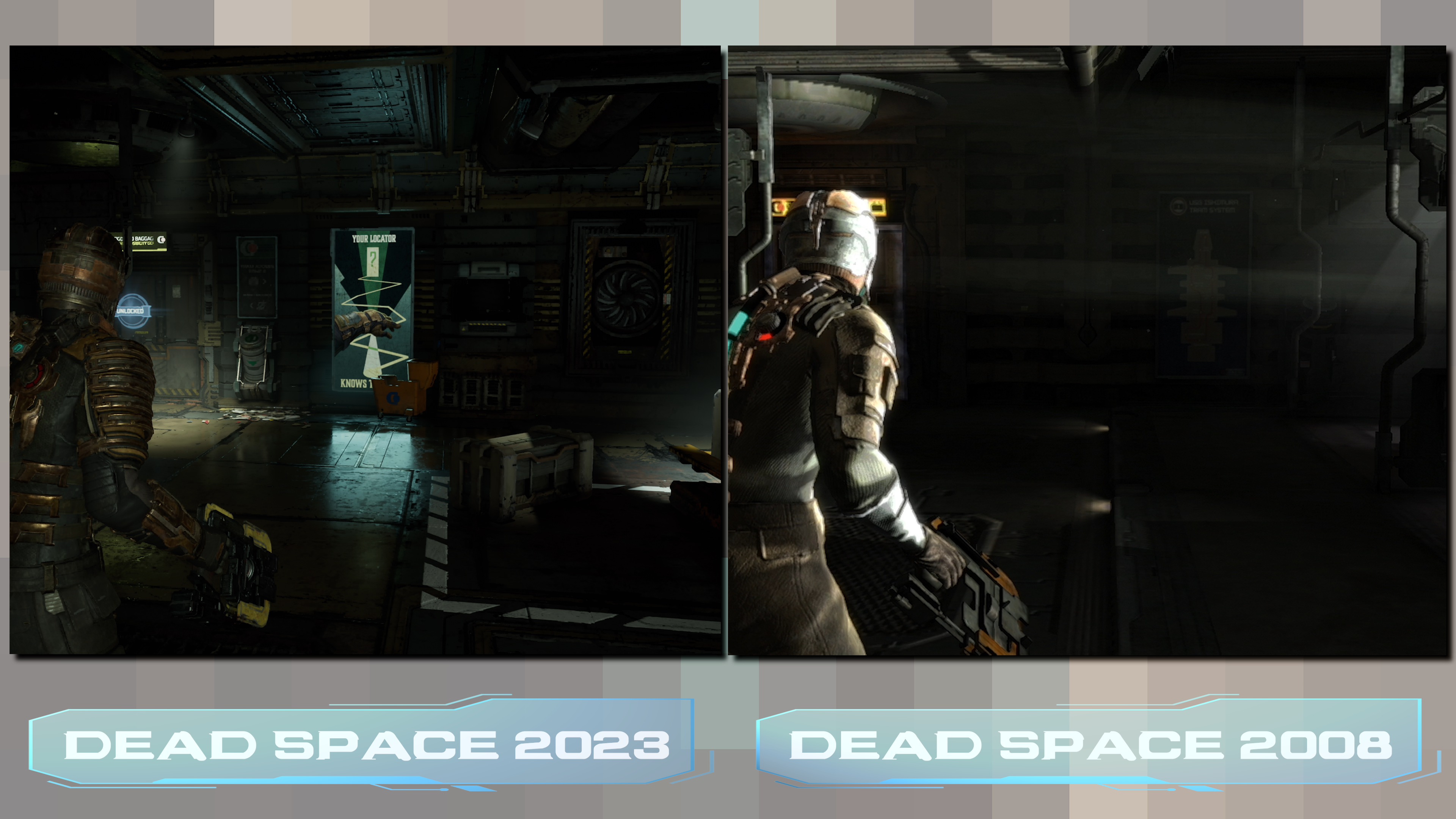 dead space remake comparison vs 2008 original screenshots