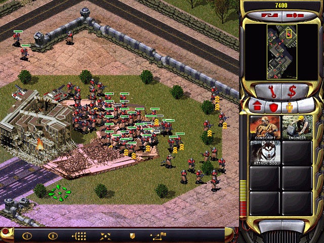 The Pentagon is destroyed in Command & Conquer Red Alert 2