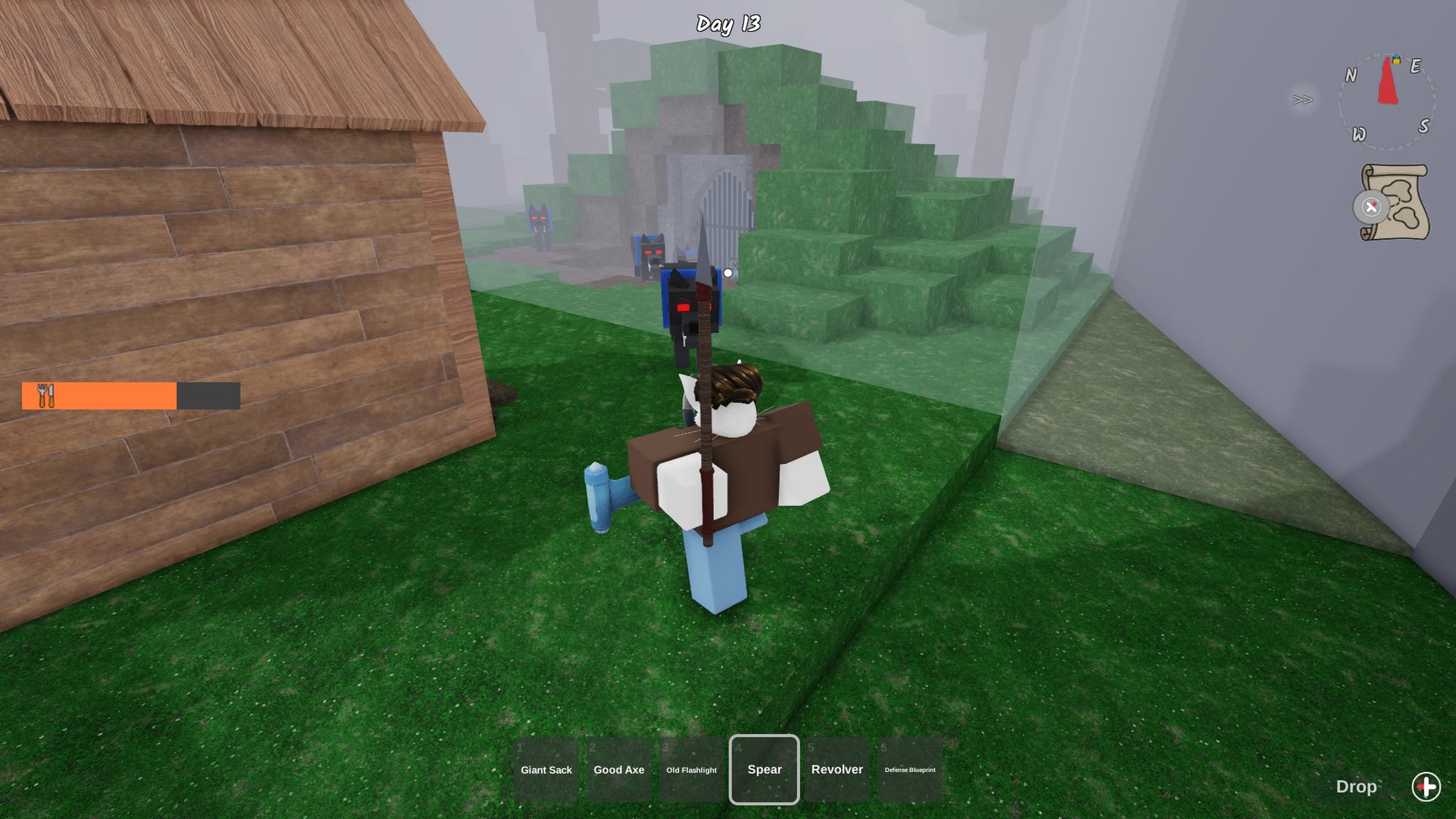 The hillside prison holding one of the missing kids in 99 Nights in the Forest. - 6