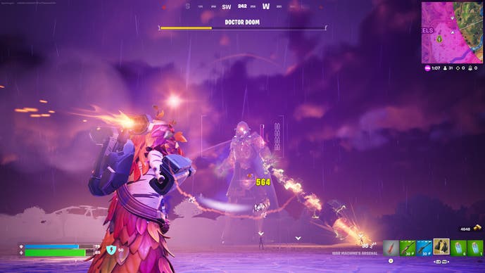 Bushranger walczy z Doctor Doom