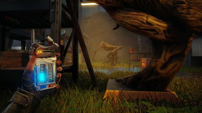 A Quiet Place :The Road Ahead screenshot showing an enemy in the distance