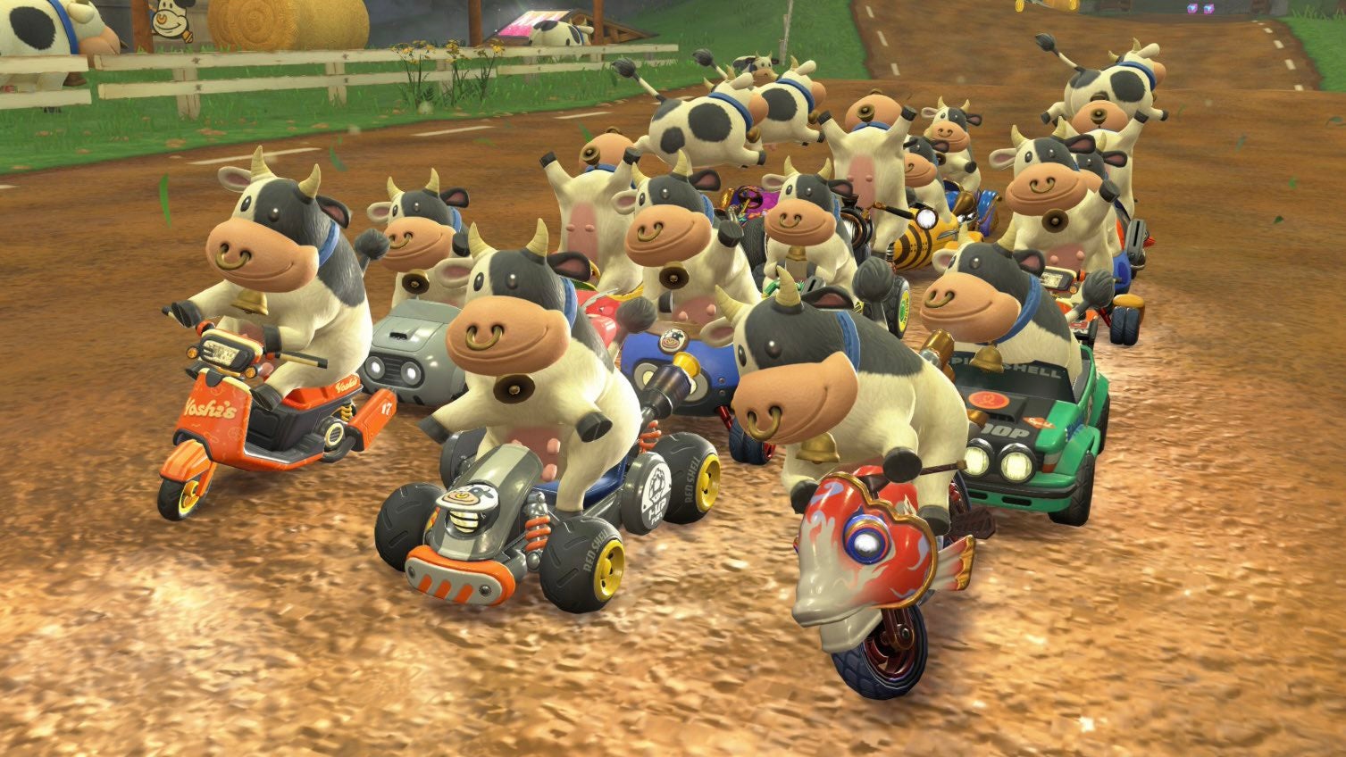 Cows are taking over Mario Kart World