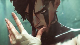 Arcane's Vi bandages her hand.