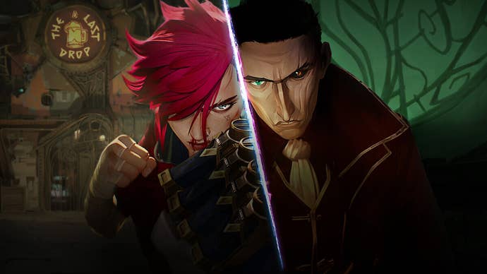 A screenshot from Arcane season 2.