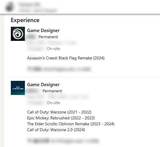 Captura de tela do LinkedIn