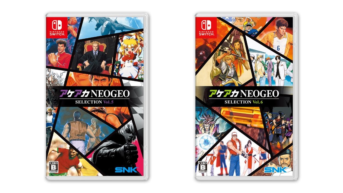 Switch アケアカ NEOGEO セレクション Vol.5 Vol.6 Switchパッケージ版『アケアカNEOGEO セレクション』Vol.5 & Vol
