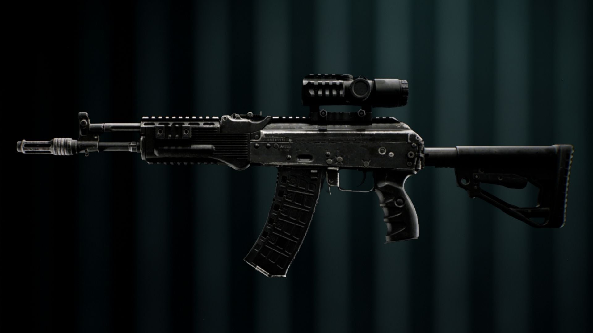 A close up image of the AK-205 weapon in Battlefield: RedSec - 4