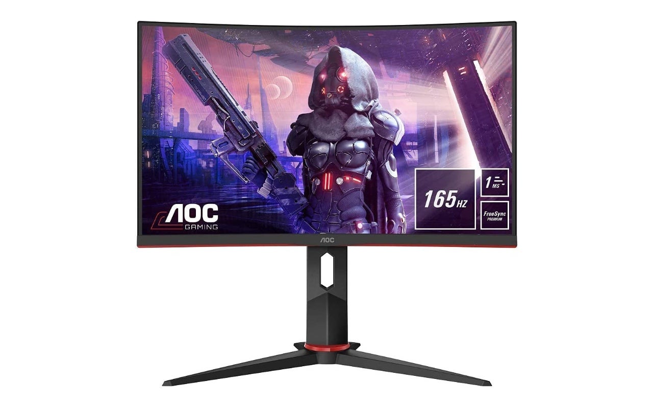 This curved full HD gaming monitor from AOC, with a 165Hz refresh 