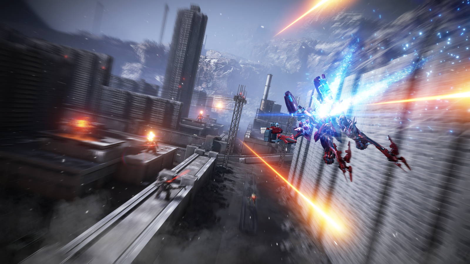 Armored Core 6 leaping mech