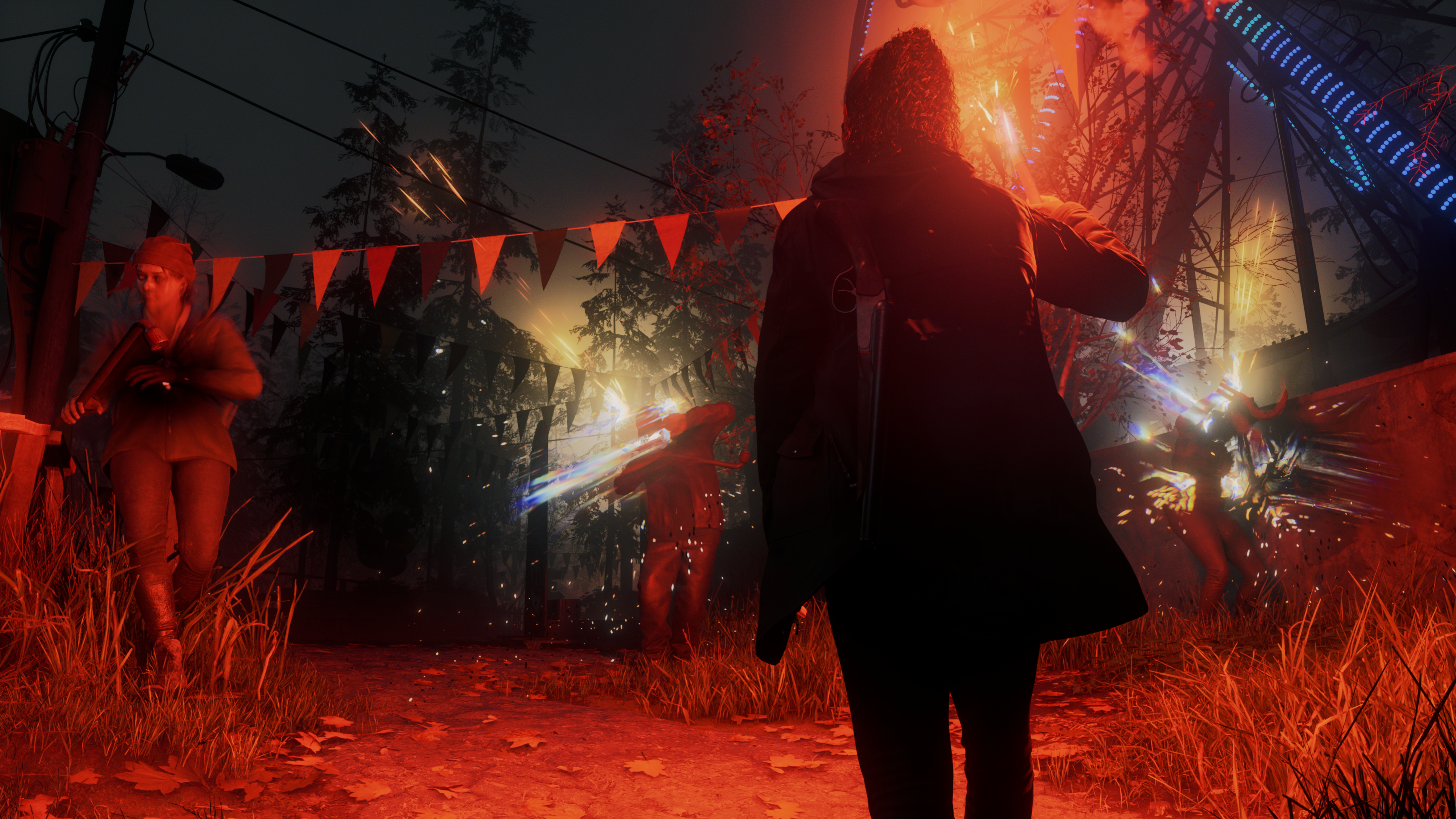 Saga Anderson in Alan Wake 2 explores Coffee World