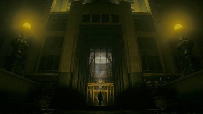 A scene from Alan Wake 2.