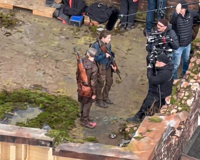 Abby and Lev in The Last of Us season three