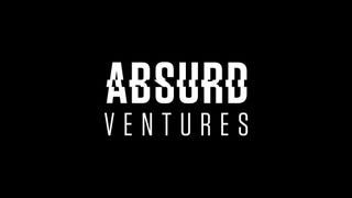 Logo for Absurd Ventures - the name of the company in white text on a black background