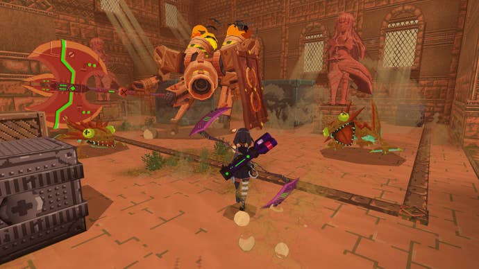 Dramatic scenes in an Abyss X Zero screenshot.