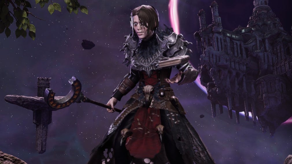 An Acolyte leers menacingly on the Last Epoch character select screen. - 1