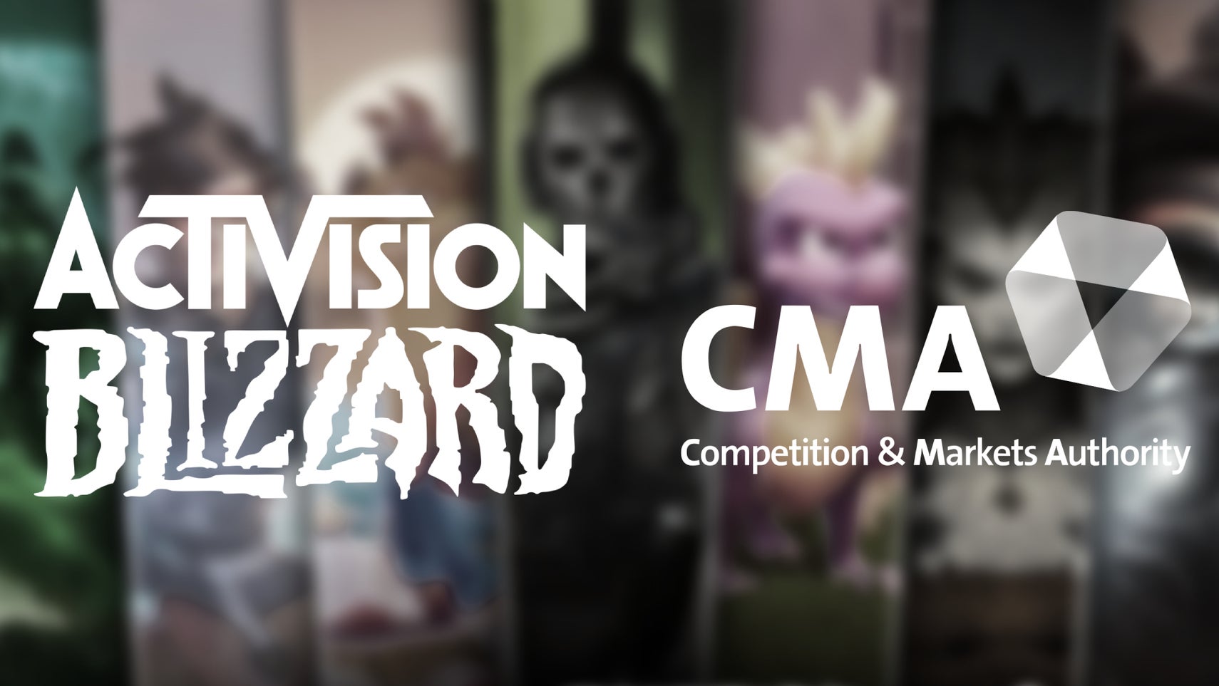 The logos of Activision Blizzard and the CMA - 1