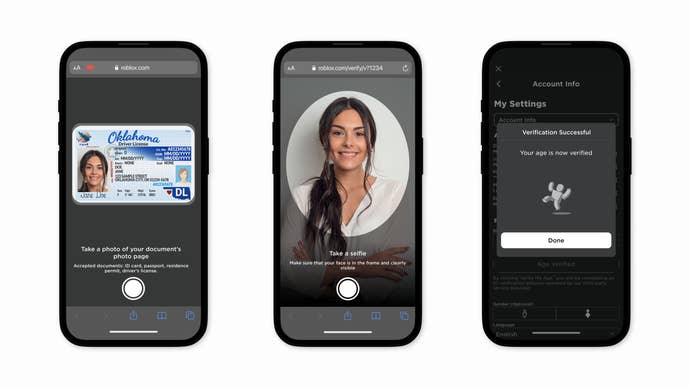Roblox’s new 17+ age verification.