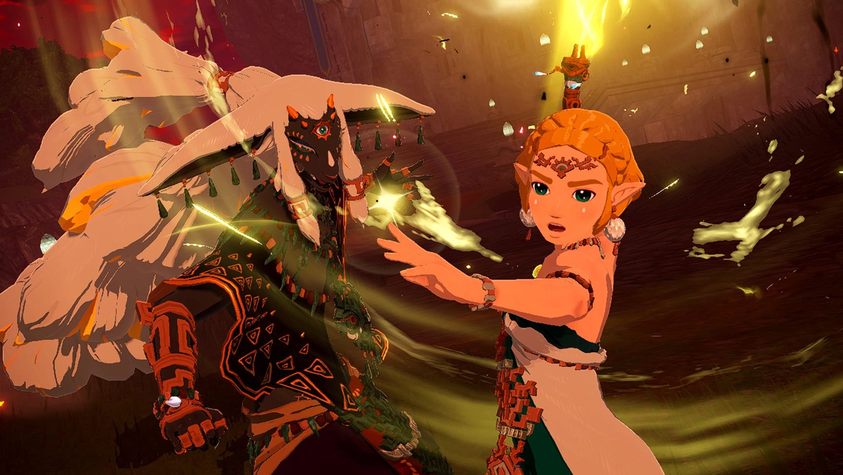 The Legend of Zelda: Age of Imprisonment - Princess Zelda casting a magic spell