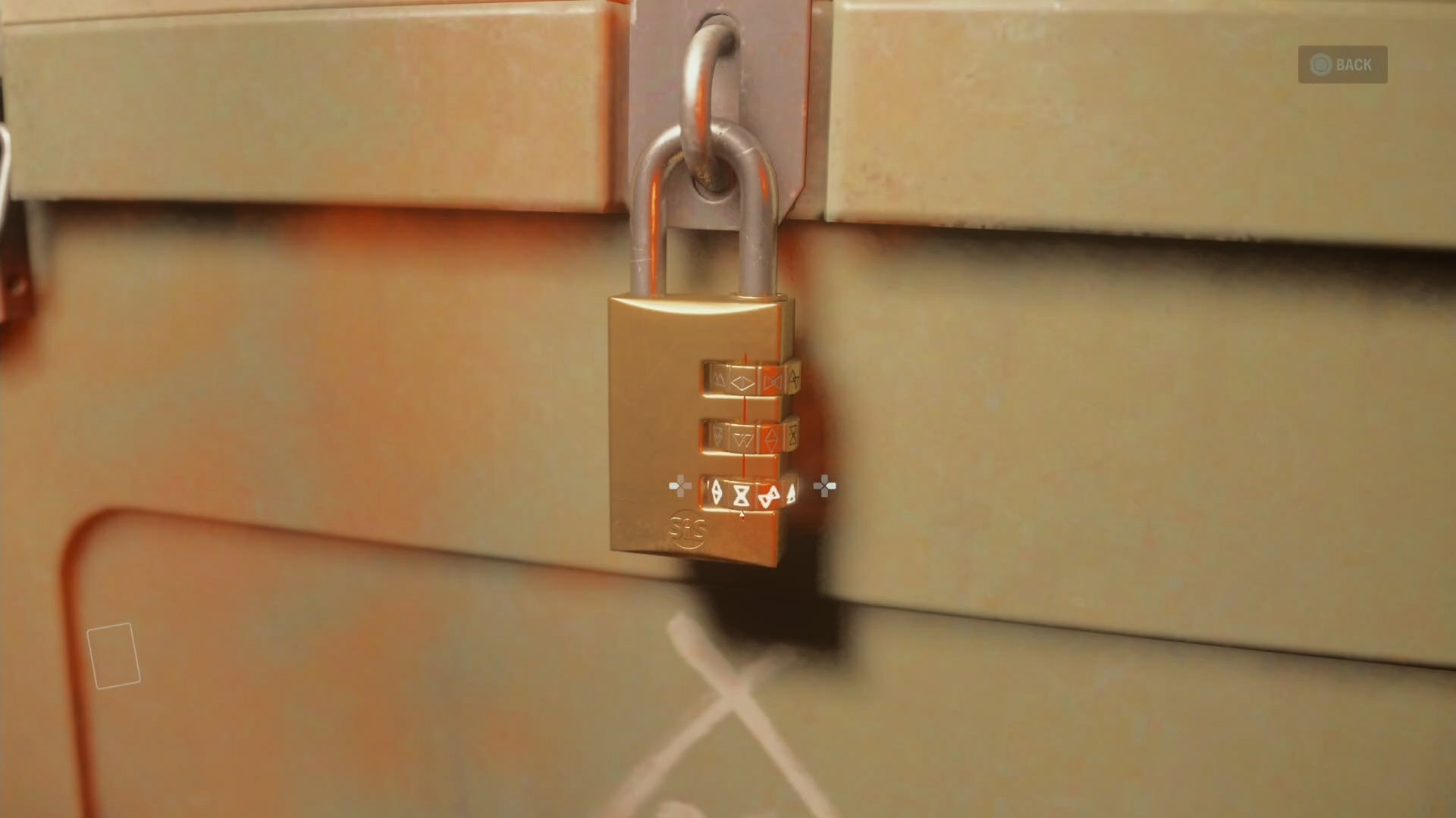 cult stash lock with correct symbols to open it
