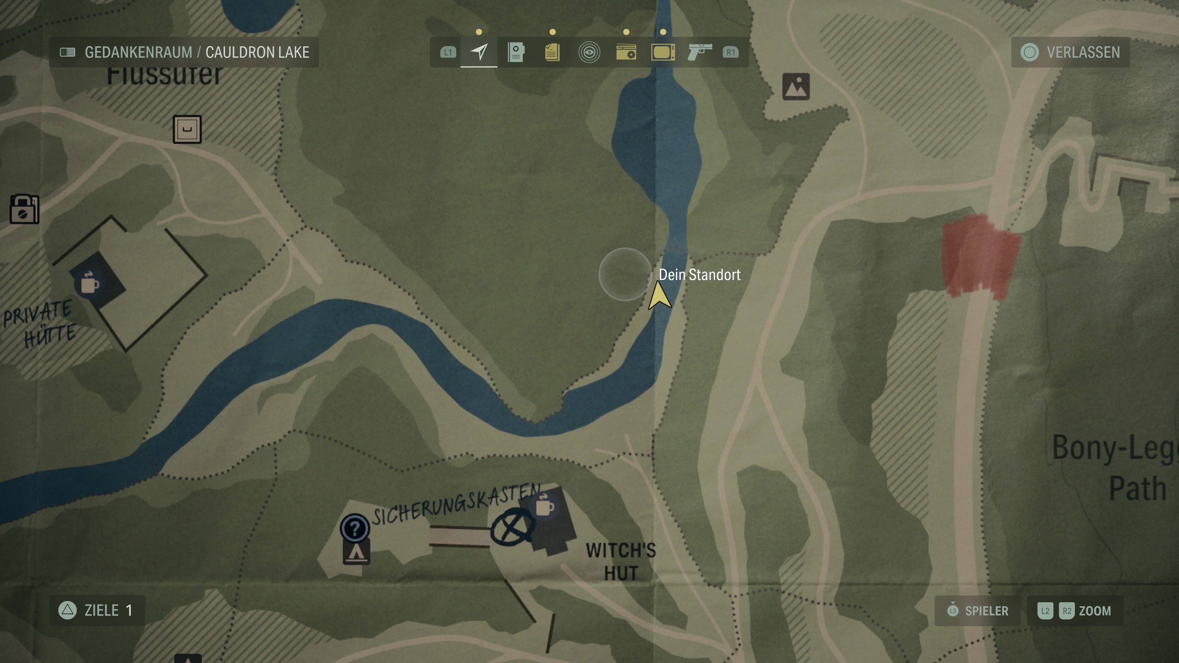 Alan Wake 2 Kultversteck am Flussufer, Was ihr mit Krähenmutter und Recken tun müsst