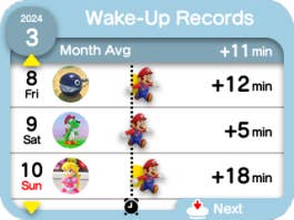 Alarmo sleep stats