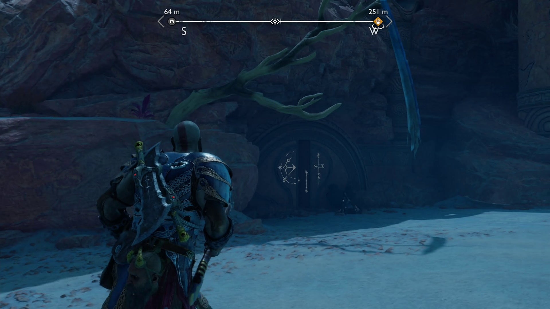 God Of War Ragnarök Alfheim Truhe How to solve Alfheim Barrens southern cave Legendary Chest puzzle in