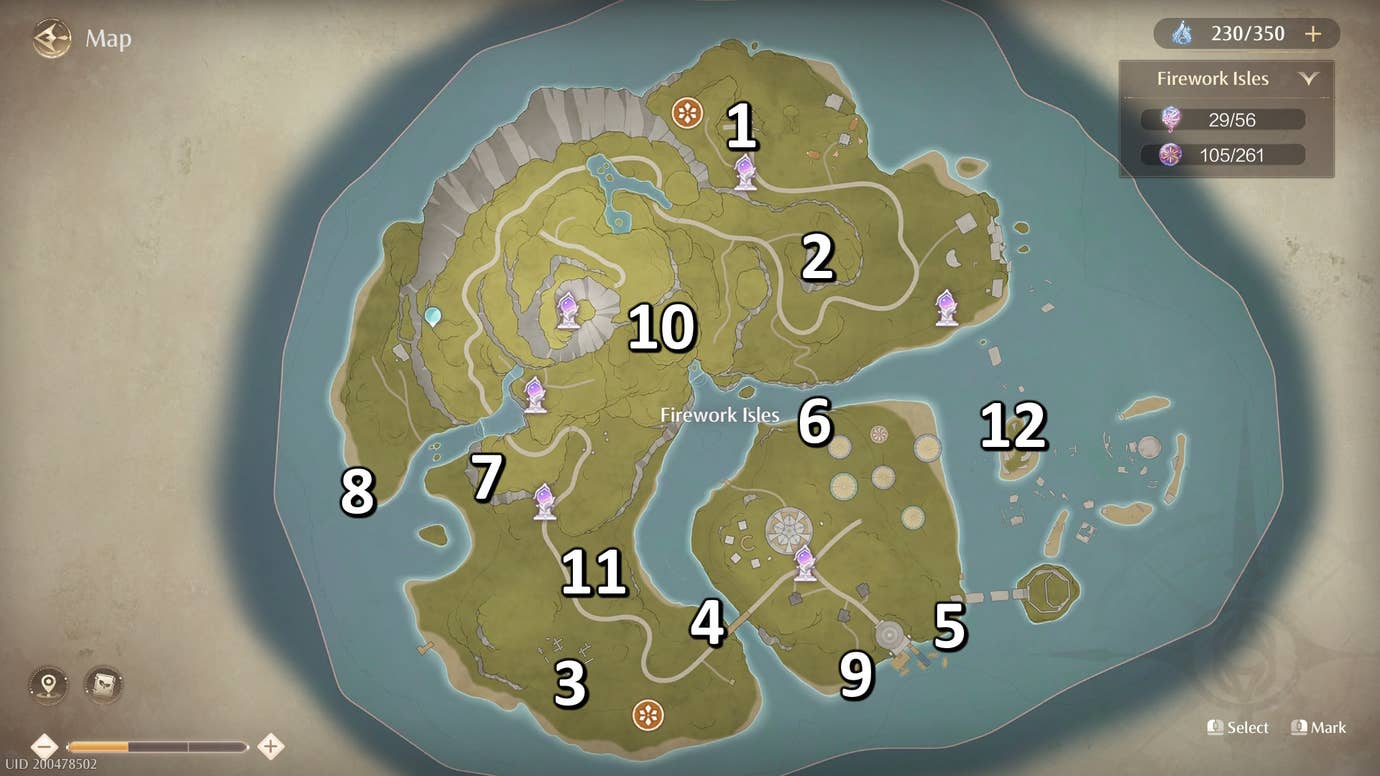 All Firework locations in Infinity Nikki | Eurogamer.net