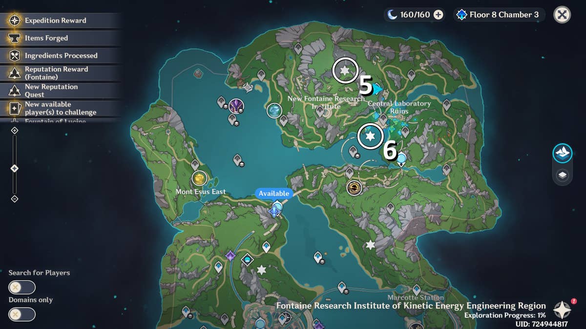 Genshin Impact Fontaine Shrine of Depths locations and how to get