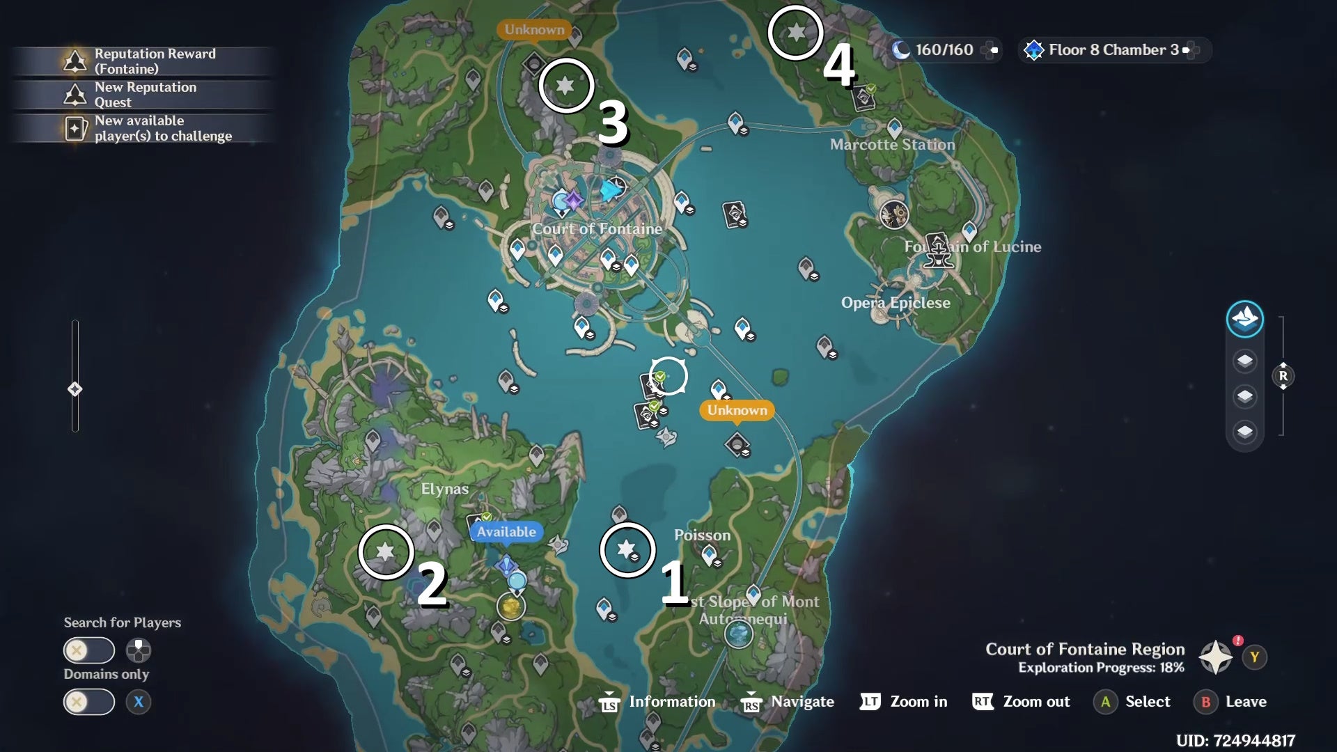 Genshin Impact Fontaine Shrine of Depths locations