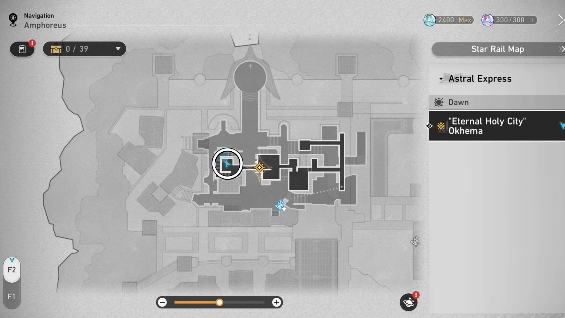 Circled map location of an Okhema Nymph in Honkai Star Rail.