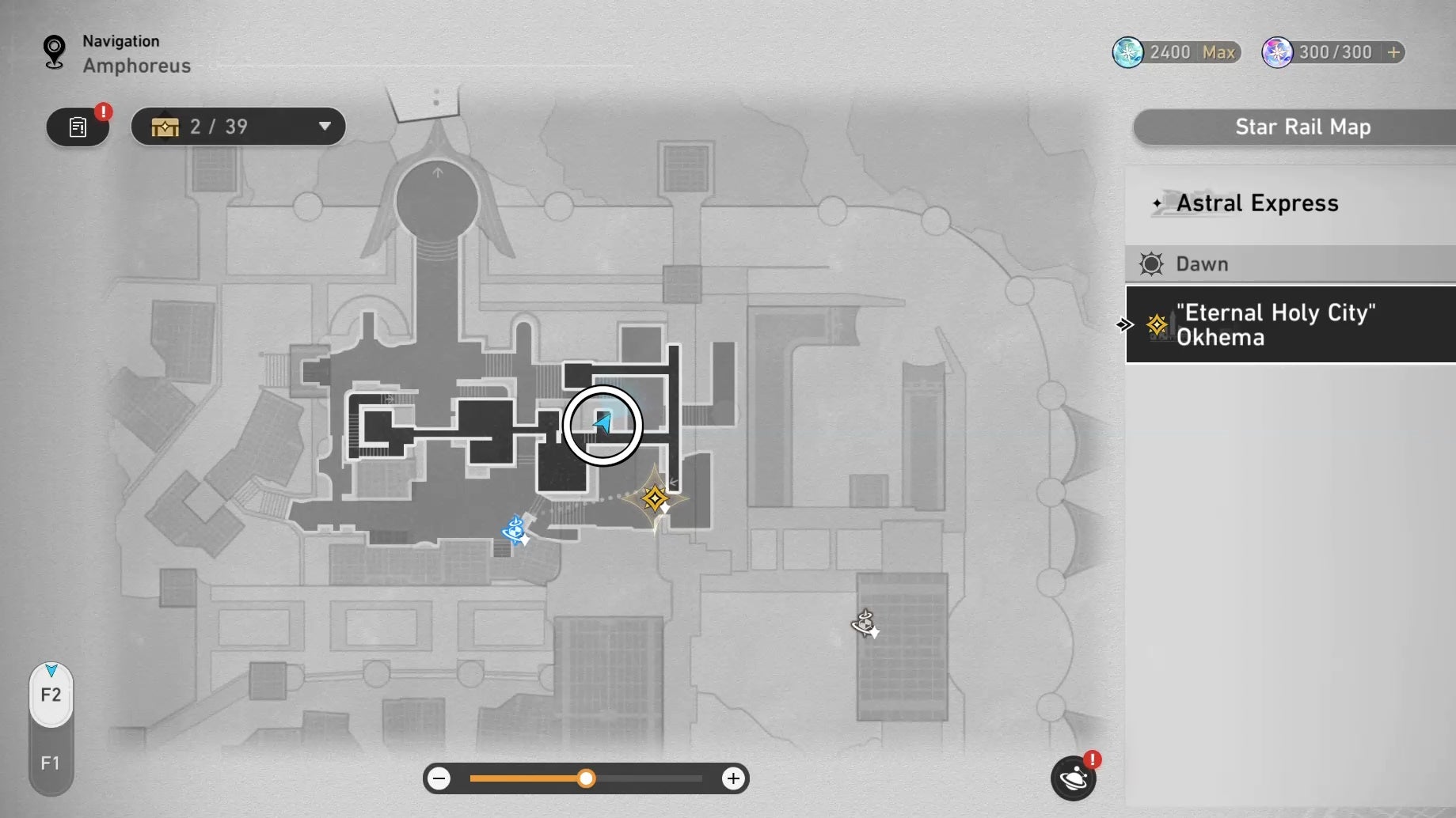 Circled map location of an Okhema Nymph in Honkai Star Rail.