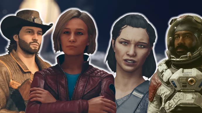 altered image of four constellation companions posing o a blurred background