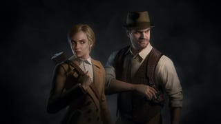 Jodie Comer and David Harbour strike a post in artwork for Alone In The Dark